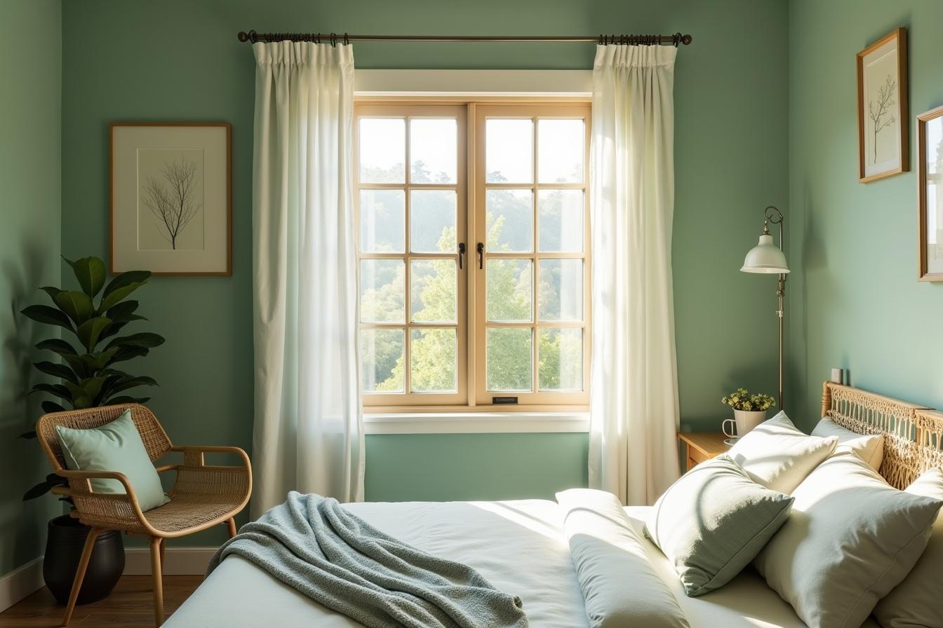 Natural Light and Sage Green Tones