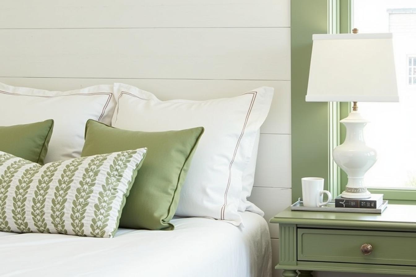 Sage Green and White Palette