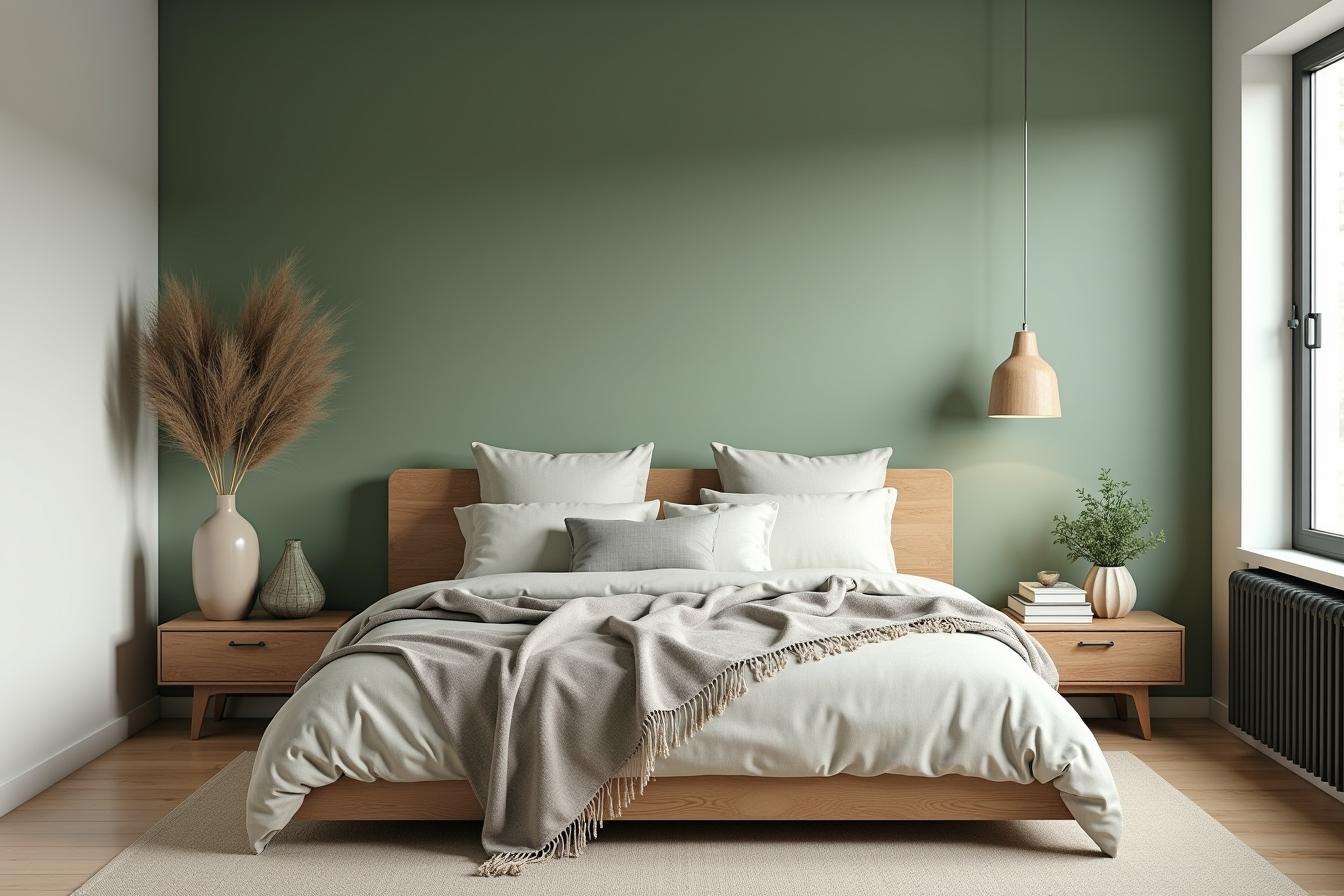Minimalist Rustic Sage Green Design